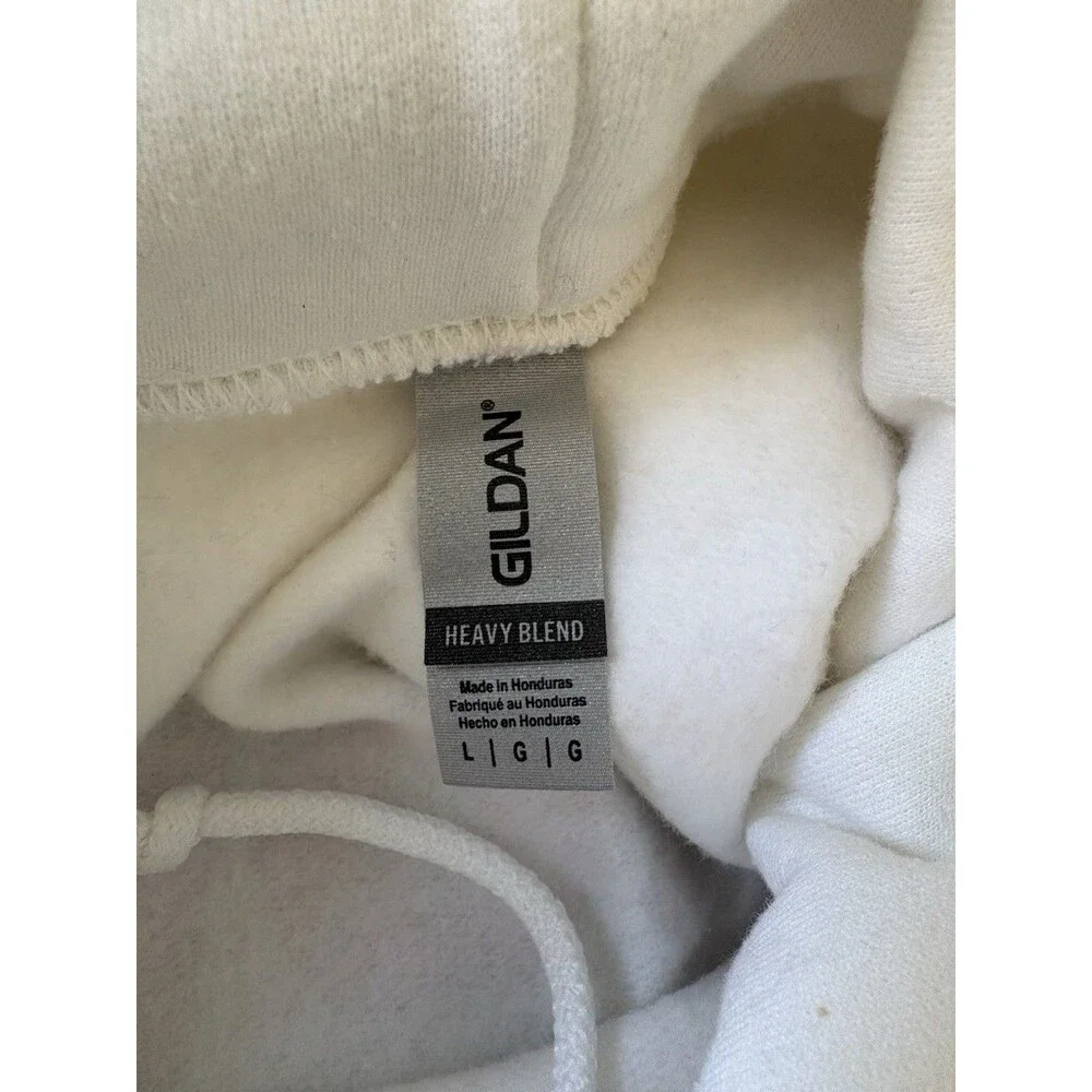 Gildan Unisex Adult Heavy Blend White “ Show Then You Love Dance “ Hoodie Size L